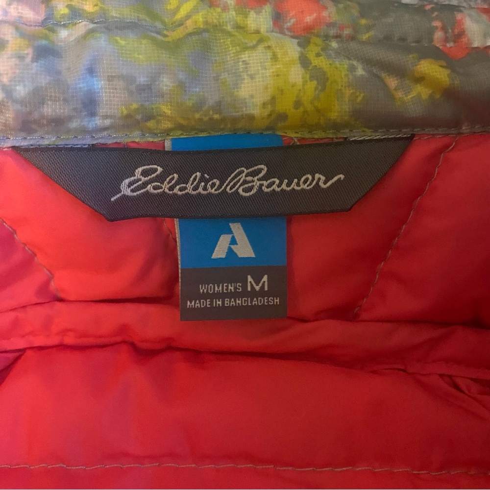Eddie Bauer Multicolor Down Jacket Euc M - image 7